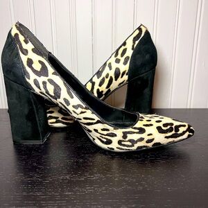 Bleecker & Bond Leopard Print Pumps - Size 9